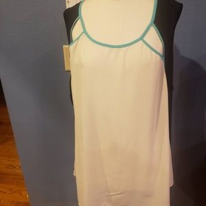 Lane Bryant NWT black and white tank size 20
